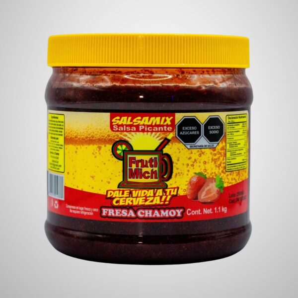 Salsa MIX Fresa Chamoy: Tarro con 1.1 kg
