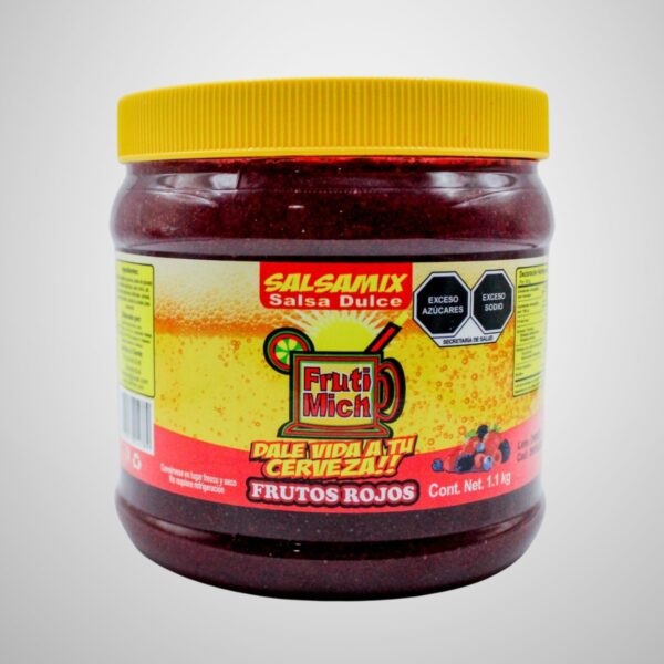 Salsa MIX Frutos rojos pop: Tarro con 1.1 kg